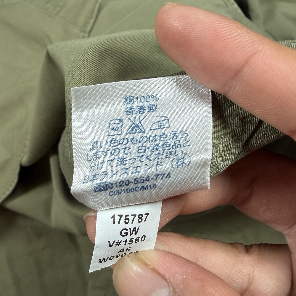 Willis & Geiger Mens Sz L Bush Poplin Shirt Olive Utility Safari Gorpcore EUC - Picture 5 of 9